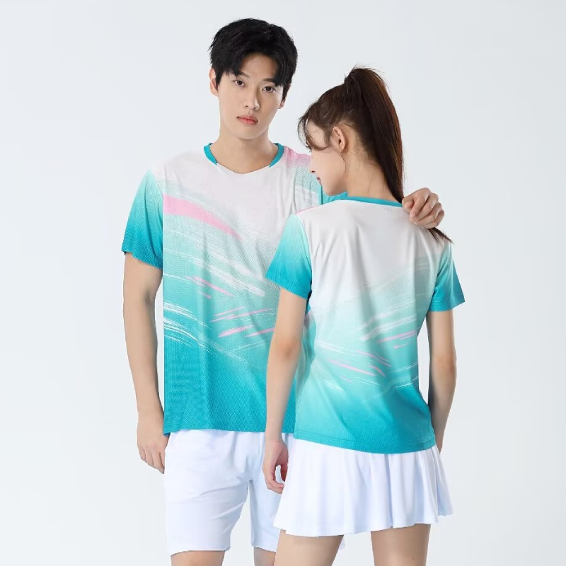 Badminton Jersey - للجنسين تنس الطاولة تي شيرت المهنية
