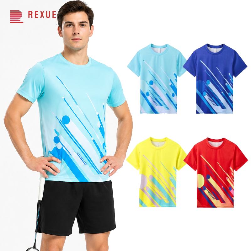 Badminton Jersey - قميص رجالي للريشة الطائرة سريع الجفاف