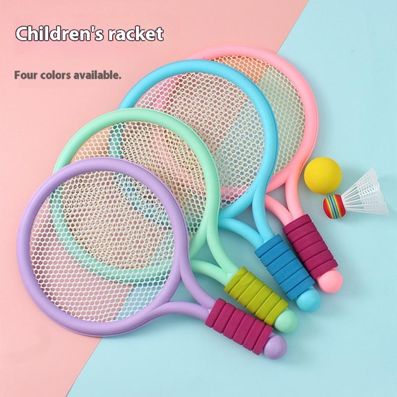 Badminton Kids - مجموعة واحدة من مضارب التنس والريشة