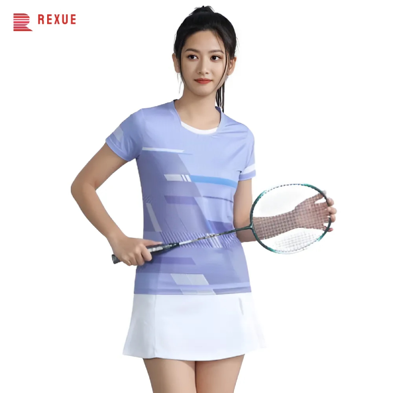 Badminton Jersey - قميص تنس الطاولة للسيدات ، طباعة