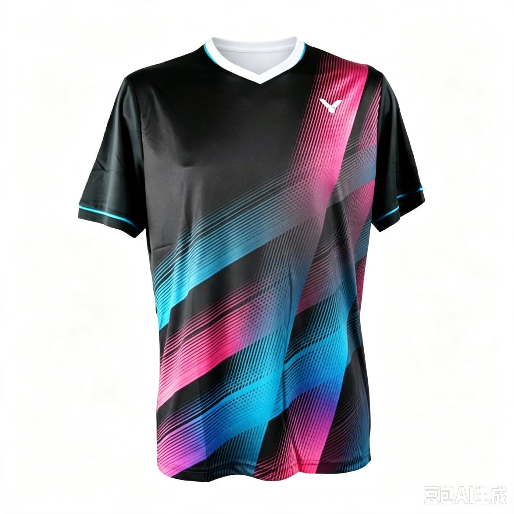 Badminton Rank - قميص رياضي رجالي برقبة على شكل