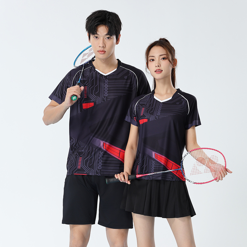 Badminton Outfit - طقم تنس نسائي من قطعتين، قمصان