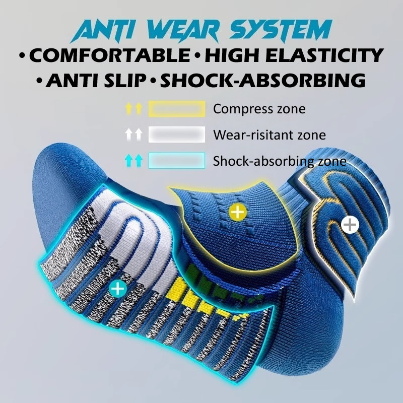 2 أزواج المهنية تشغيل ماراثون  - مراجعة Ankle Support Badminton وسعره