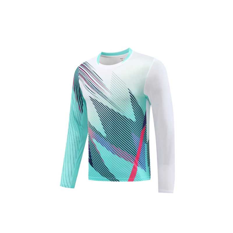 قميص تنس الريشة بأكمام طويلة ، - مراجعة Badminton Jersey وسعره