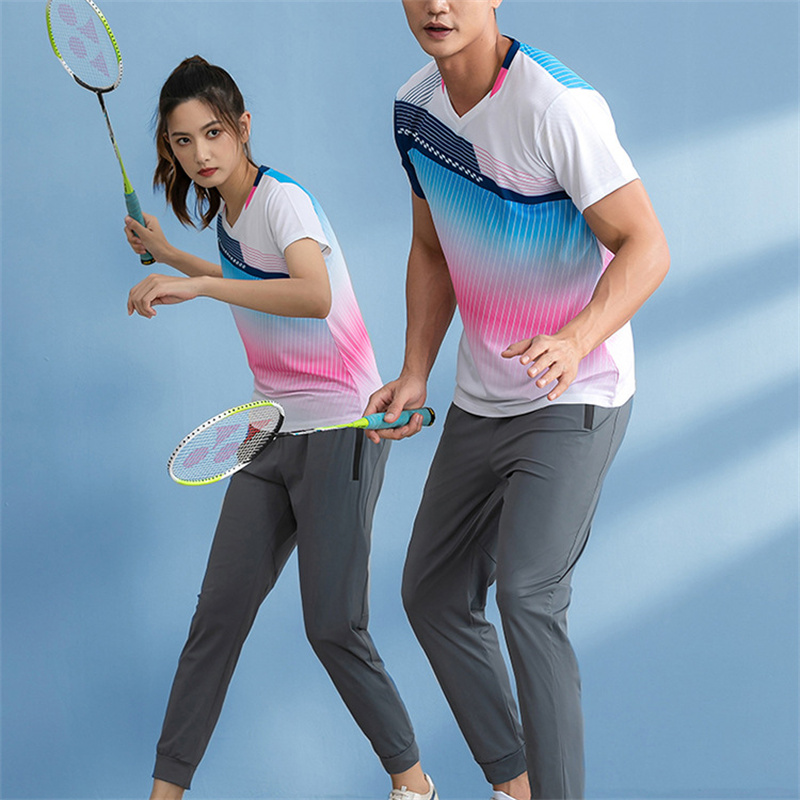 الريشة الفانيلة و السراويل الر - مراجعة Badminton Jersey وسعره