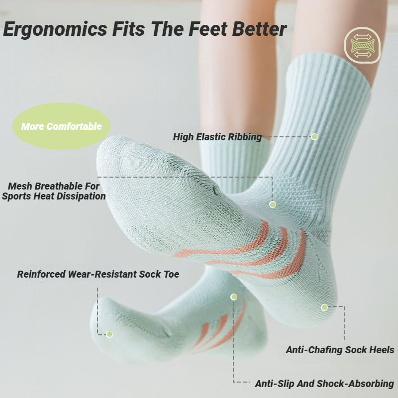 1/2 زوج من الجوارب الاحترافية  - مراجعة Ankle Support Badminton وسعره