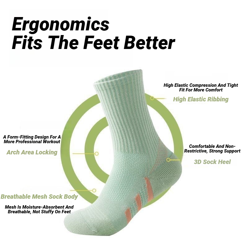 1/2 زوج من الجوارب الاحترافية  - مراجعة Ankle Support Badminton وسعره